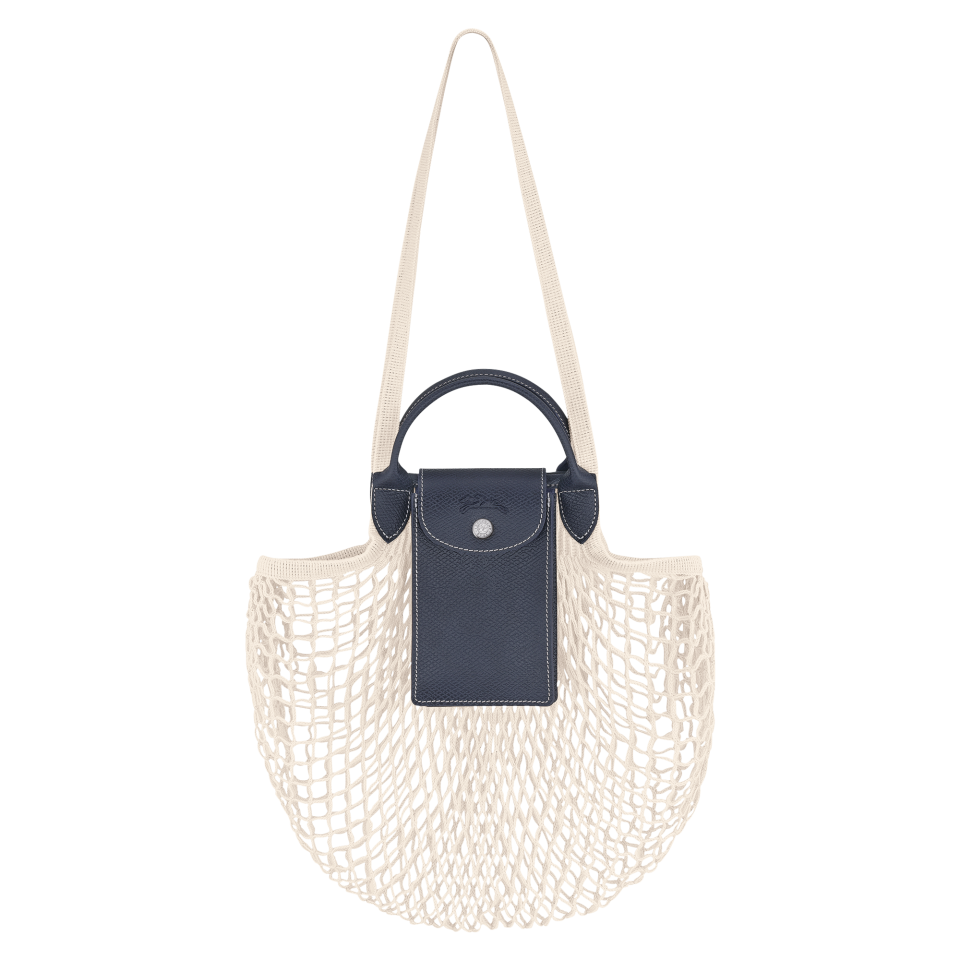 Le Pliage Collection L Mesh bag Navy - Canvas