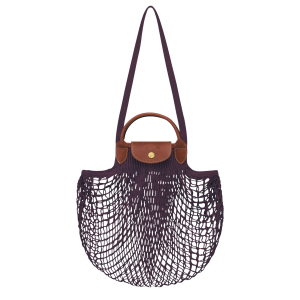 Le Pliage Filet L Mesh bag Eggplant – Canvas