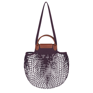 Le Pliage Filet L Mesh bag Eggplant – Canvas