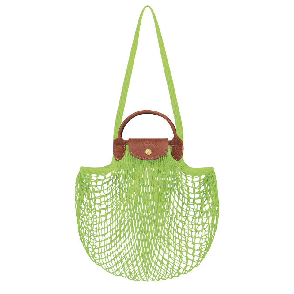 Le Pliage Filet L Mesh bag Green Light - Canvas