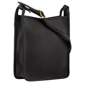 Le Foulonné S Crossbody bag Black – Leather