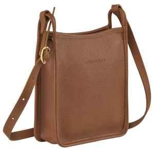 Le Foulonné S Crossbody bag Caramel – Leather