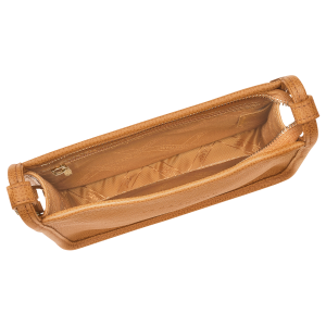 Le Foulonné S Crossbody bag Walnut – Leather