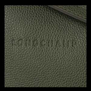 Le Foulonné S Crossbody bag Khaki – Leather