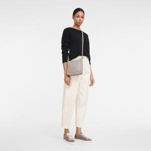 Le Foulonné S Crossbody bag Turtledove – Leather