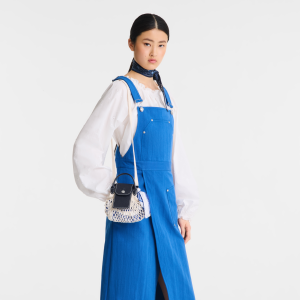 Le Pliage Collection XS Mesh bag Navy – Canvas