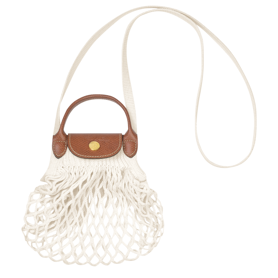 Le Pliage Filet XS Mesh bag Ecru - Canvas