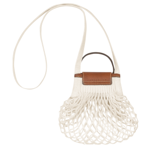 Le Pliage Filet XS Mesh bag Ecru – Canvas