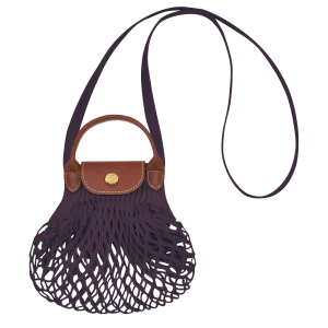Le Pliage Filet XS Mesh bag Eggplant – Canvas