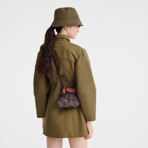 Le Pliage Filet XS Mesh bag Eggplant – Canvas