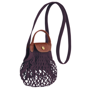 Le Pliage Filet XS Mesh bag Eggplant – Canvas
