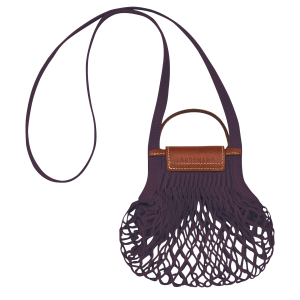 Le Pliage Filet XS Mesh bag Eggplant – Canvas