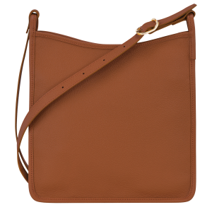 Le Foulonné M Crossbody bag Caramel – Leather