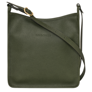 Le Foulonné M Crossbody bag Khaki – Leather
