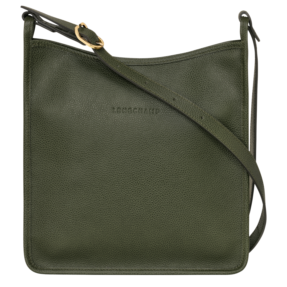 Le Foulonné M Crossbody bag Khaki - Leather