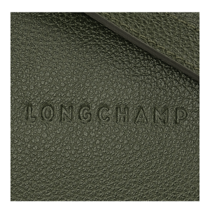 Le Foulonné M Crossbody bag Khaki – Leather