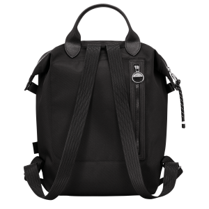 Le Pliage Energy L Backpack Black – Recycled canvas