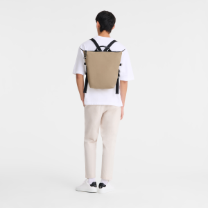Le Pliage Energy L Backpack Clay – Recycled canvas