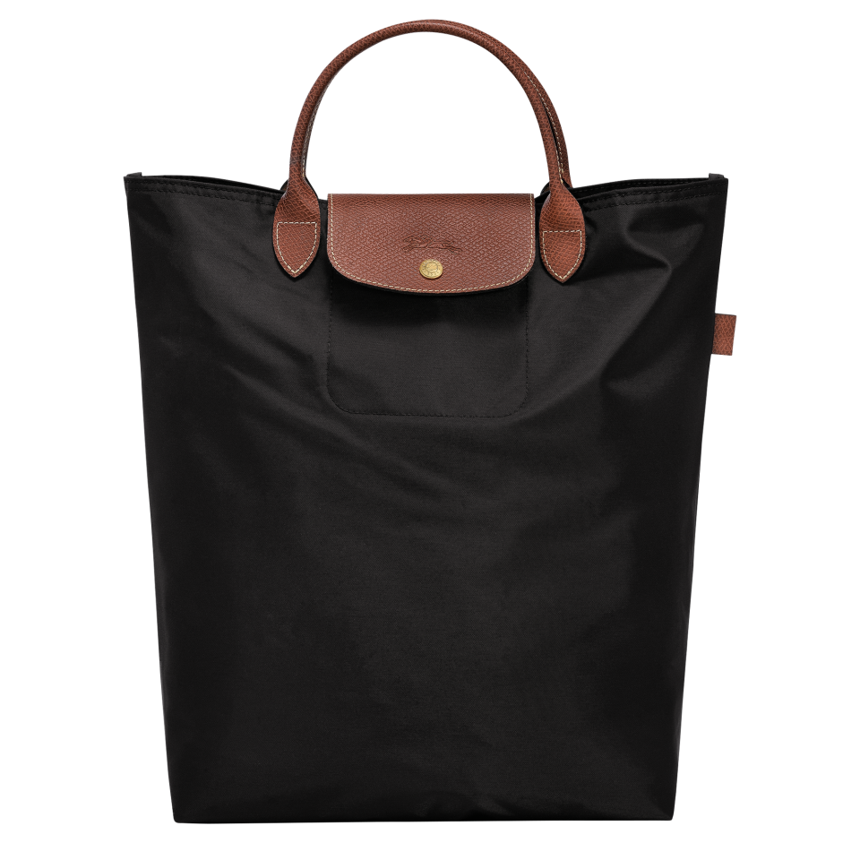Le Pliage Original M Tote bag Black - Canvas