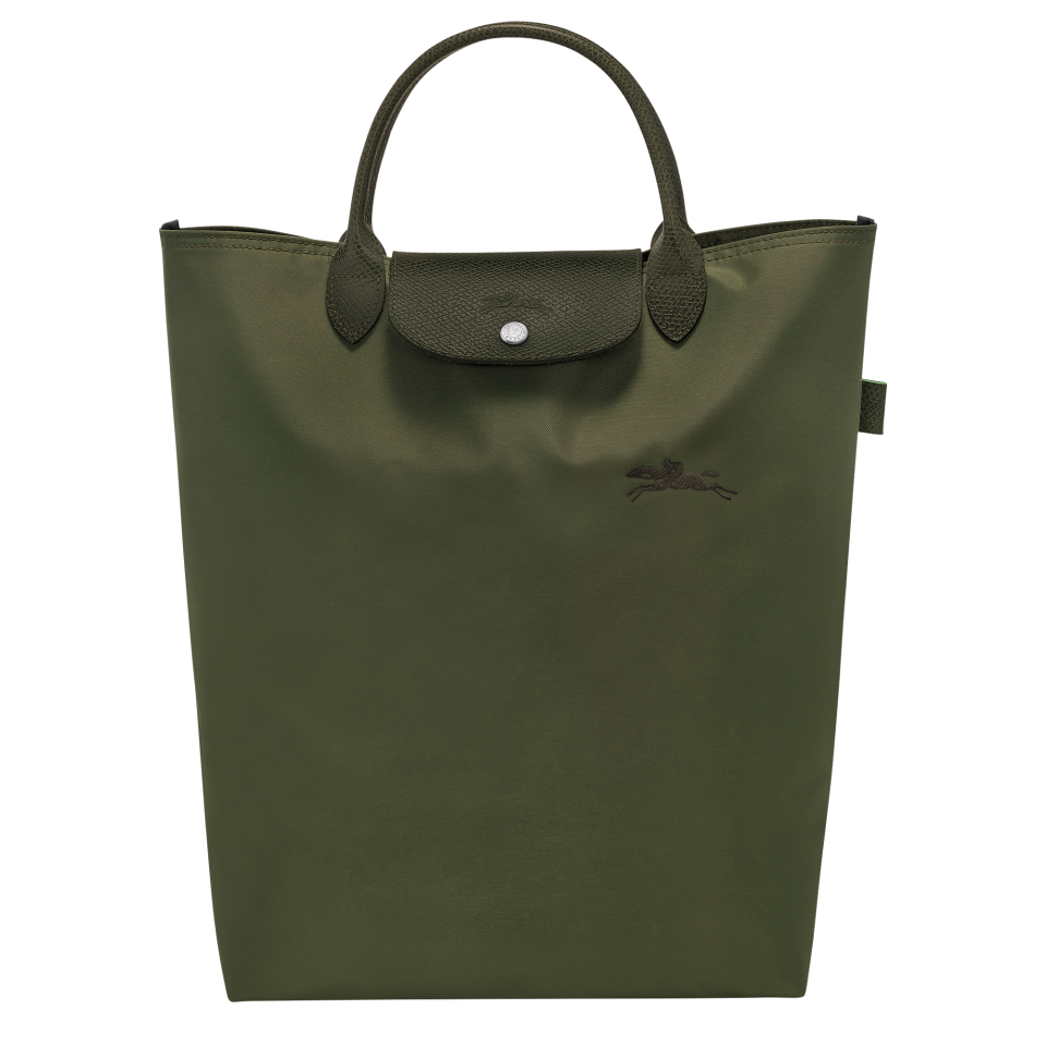 Le Pliage Green M Tote bag Forest - Canvas
