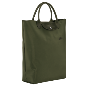 Le Pliage Green M Tote bag Forest – Canvas