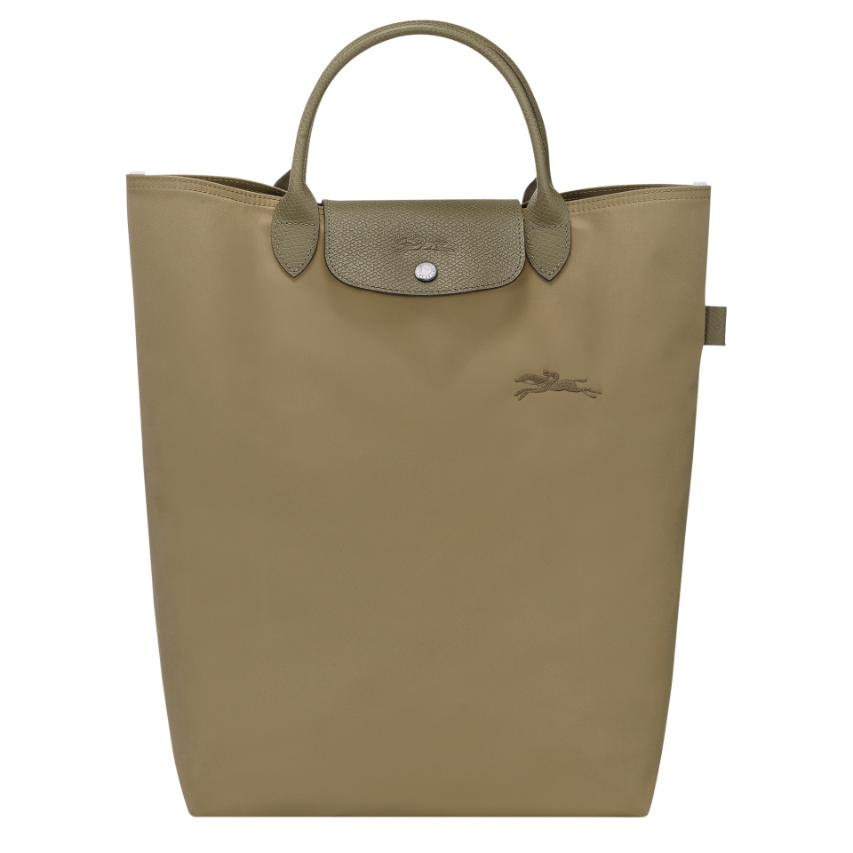 Le Pliage Green M Tote bag Artichoke - Canvas