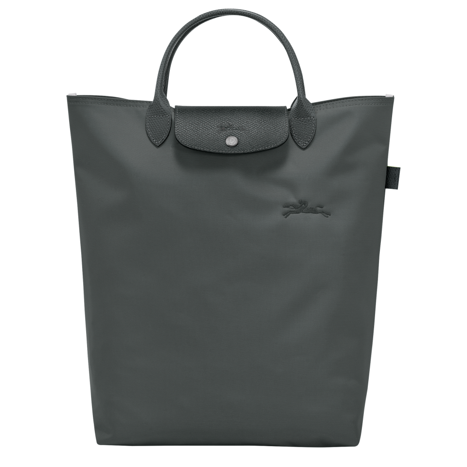 Le Pliage Green M Tote bag Graphite - Canvas