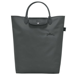Le Pliage Green M Tote bag Graphite – Canvas