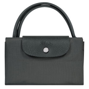 Le Pliage Green M Tote bag Graphite – Canvas