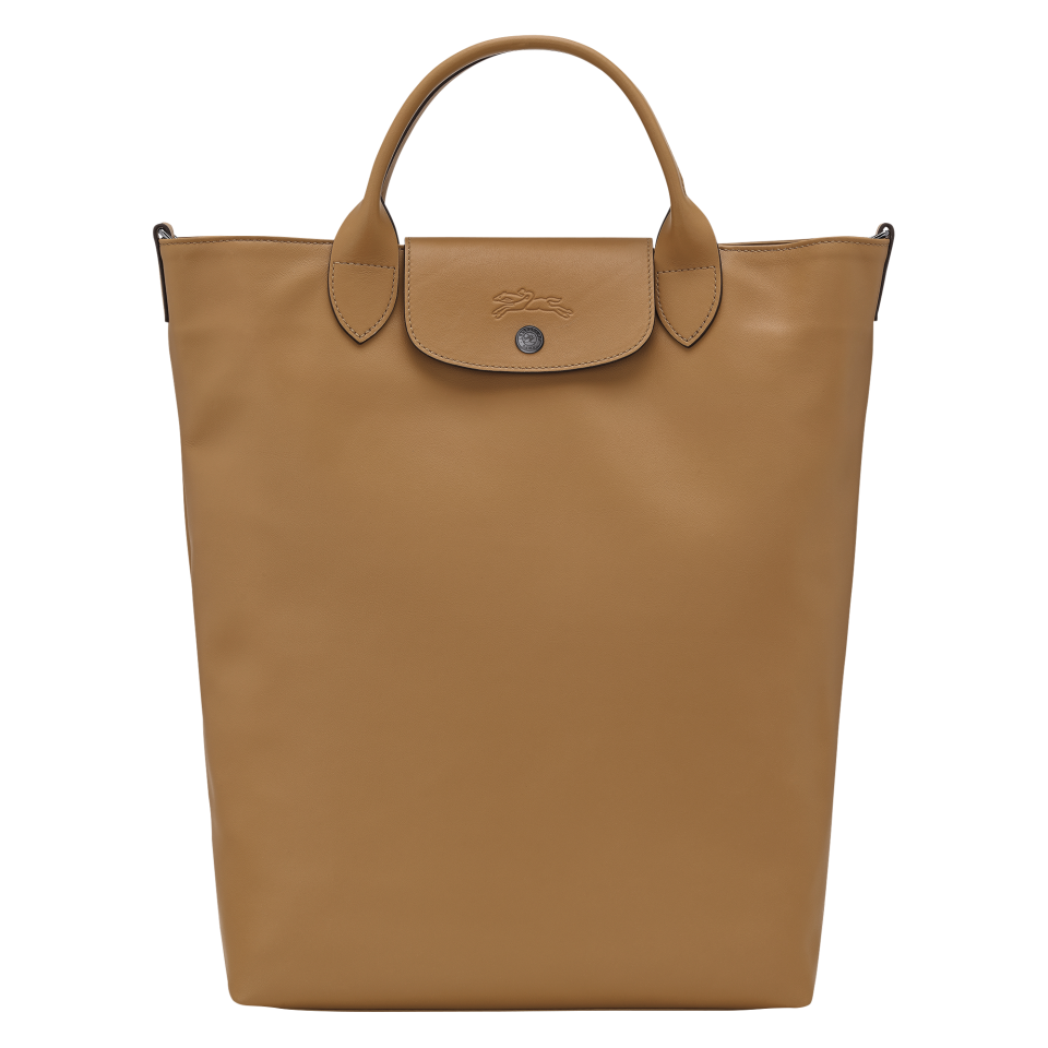 Le Pliage Xtra M Tote bag Tobacco - Leather
