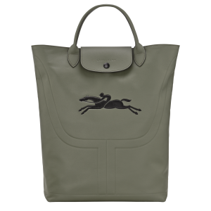 Le Pliage Xtra M Boots bag Khaki – Leather
