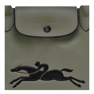 Le Pliage Xtra M Boots bag Khaki – Leather