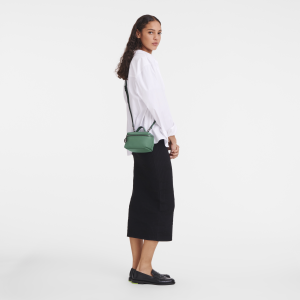 Le Pliage Xtra XS Vanity Sage – Leather