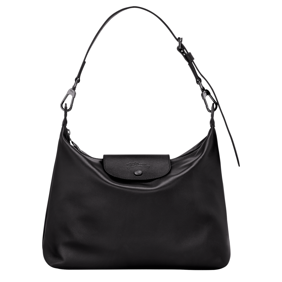 Le Pliage Xtra M Hobo bag Black - Leather