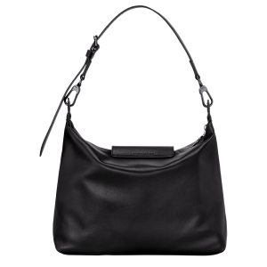Le Pliage Xtra M Hobo bag Black – Leather