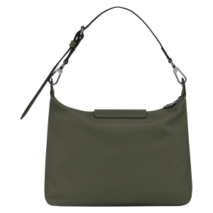 Le Pliage Xtra M Hobo bag Fir – Leather