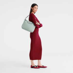 Le Pliage Xtra M Hobo bag Vervain – Leather