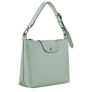 Le Pliage Xtra M Hobo bag Vervain – Leather