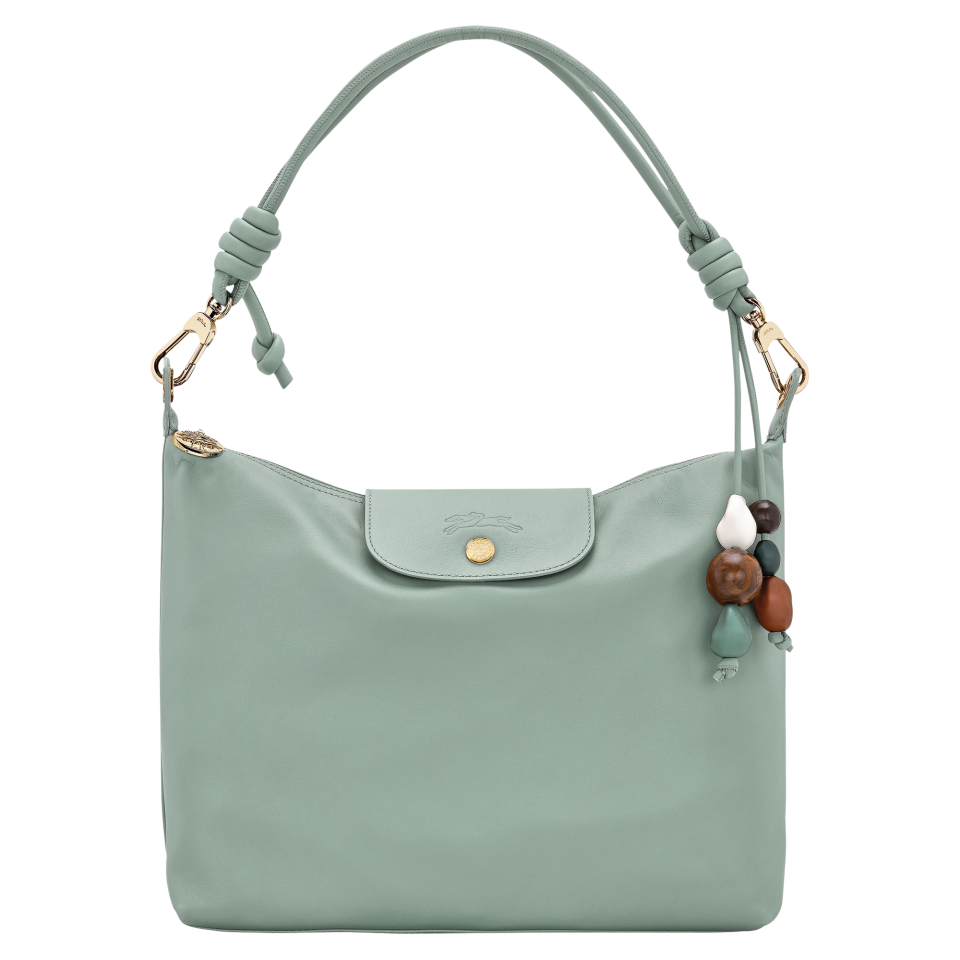 Le Pliage Xtra M Hobo bag Celadon - Leather