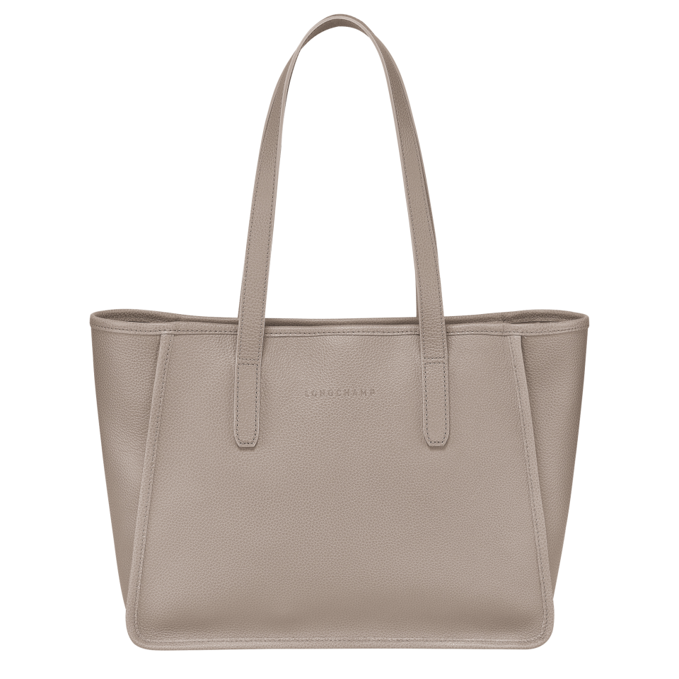 Le Foulonné L Tote bag Turtledove - Leather