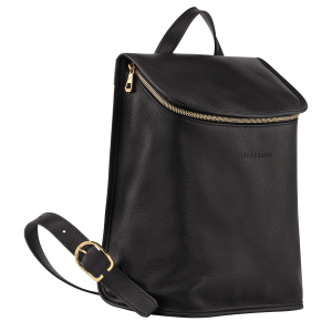 Le Foulonné M Backpack Black – Leather