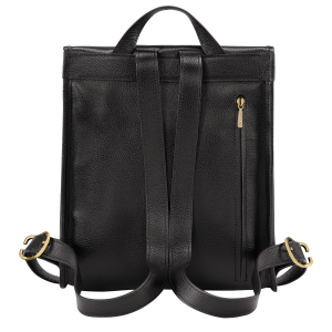 Le Foulonné M Backpack Black – Leather