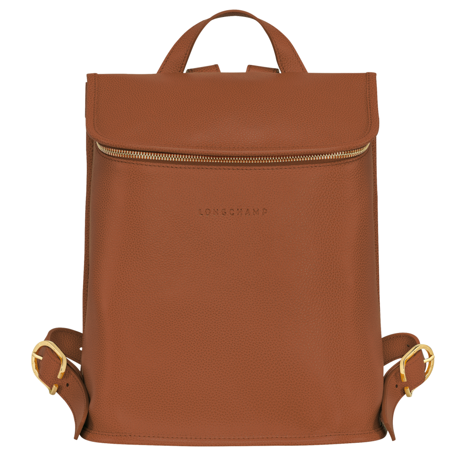 Le Foulonné M Backpack Caramel - Leather