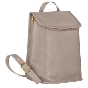 Le Foulonné M Backpack Turtledove – Leather