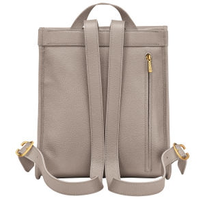 Le Foulonné M Backpack Turtledove – Leather