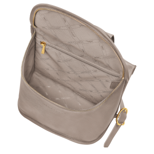 Le Foulonné M Backpack Turtledove – Leather
