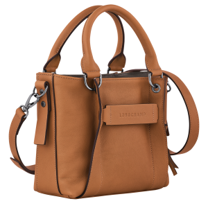 Longchamp 3D S Handbag Natural – Leather