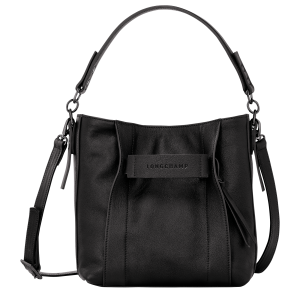 Longchamp 3D S Crossbody bag Black – Leather