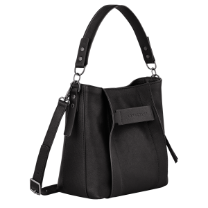 Longchamp 3D S Crossbody bag Black – Leather