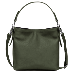 Longchamp 3D S Crossbody bag Khaki – Leather
